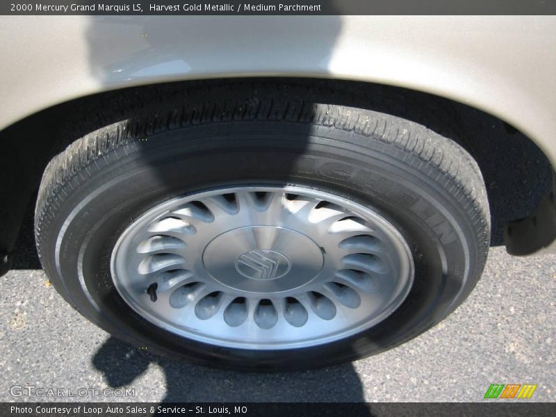 Harvest Gold Metallic / Medium Parchment 2000 Mercury Grand Marquis LS