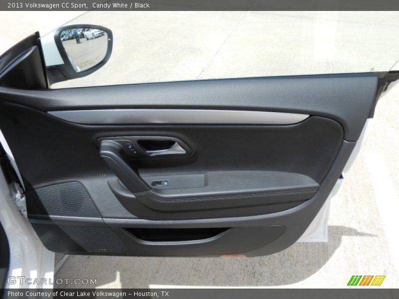 Candy White / Black 2013 Volkswagen CC Sport