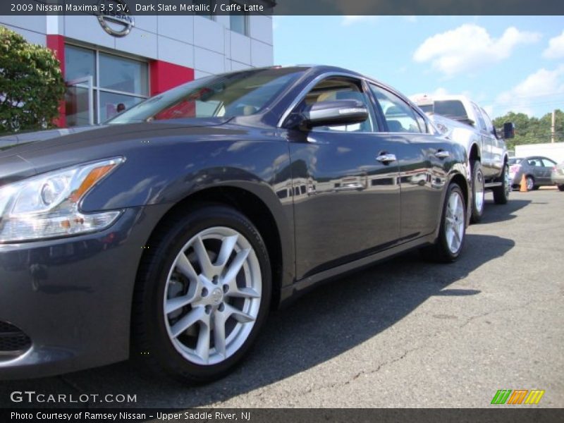 Dark Slate Metallic / Caffe Latte 2009 Nissan Maxima 3.5 SV