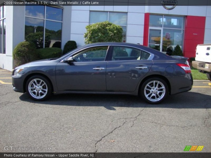 Dark Slate Metallic / Caffe Latte 2009 Nissan Maxima 3.5 SV