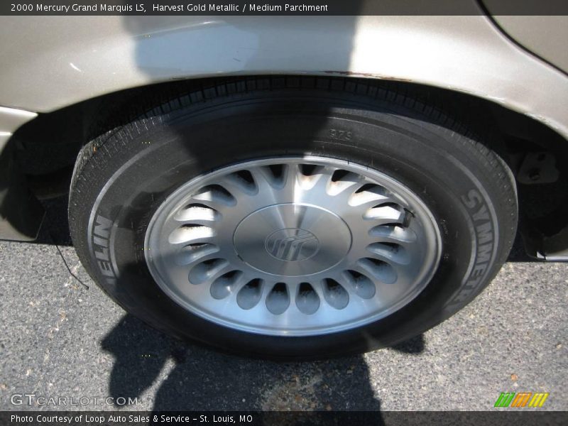 Harvest Gold Metallic / Medium Parchment 2000 Mercury Grand Marquis LS