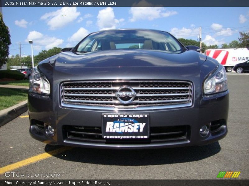 Dark Slate Metallic / Caffe Latte 2009 Nissan Maxima 3.5 SV