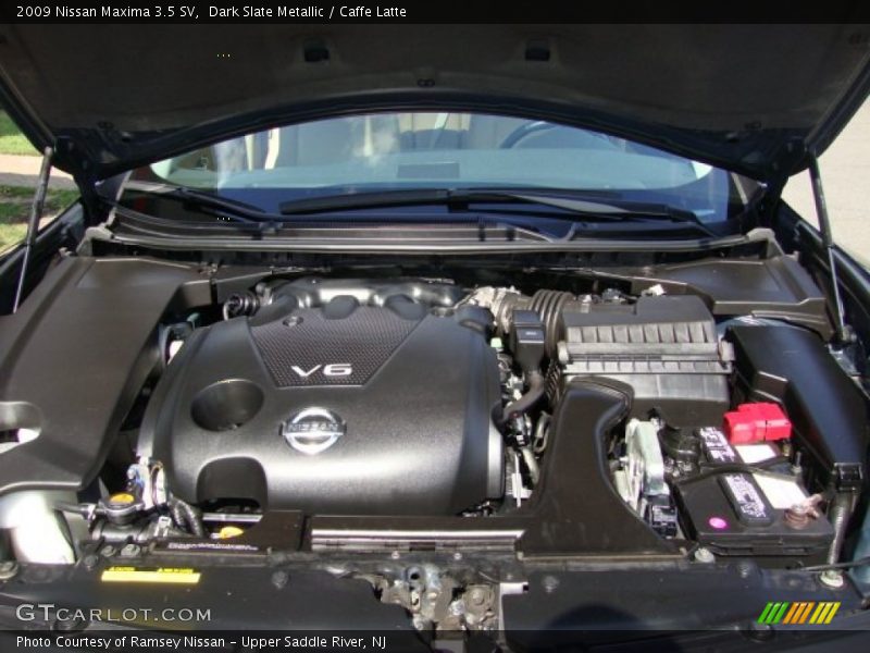 Dark Slate Metallic / Caffe Latte 2009 Nissan Maxima 3.5 SV