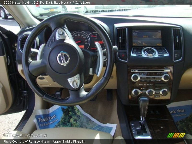 Dark Slate Metallic / Caffe Latte 2009 Nissan Maxima 3.5 SV