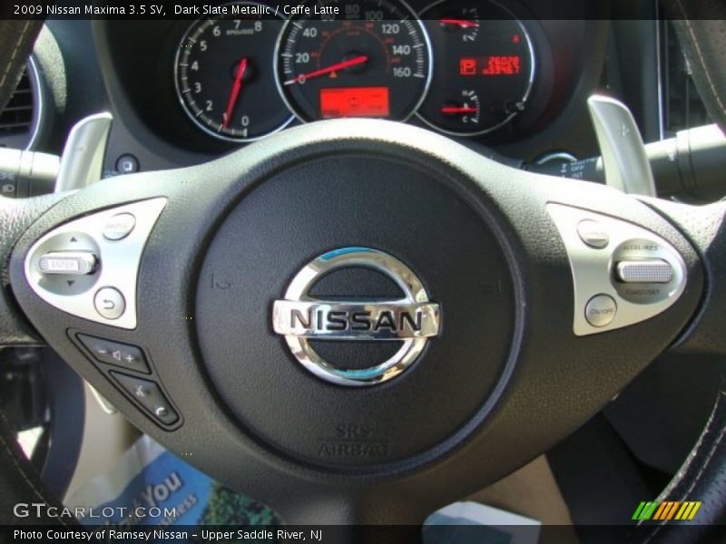 Dark Slate Metallic / Caffe Latte 2009 Nissan Maxima 3.5 SV