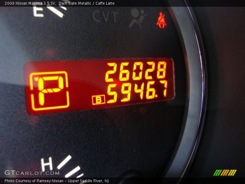 Dark Slate Metallic / Caffe Latte 2009 Nissan Maxima 3.5 SV