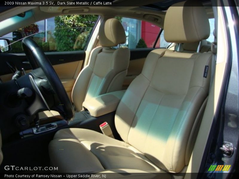 Dark Slate Metallic / Caffe Latte 2009 Nissan Maxima 3.5 SV