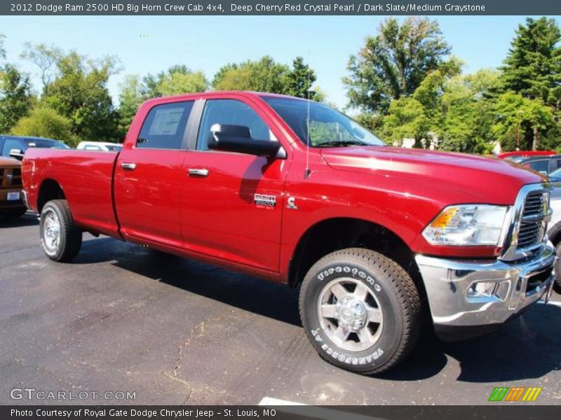Deep Cherry Red Crystal Pearl / Dark Slate/Medium Graystone 2012 Dodge Ram 2500 HD Big Horn Crew Cab 4x4