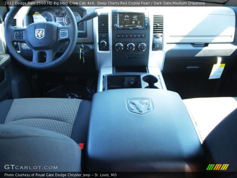 Deep Cherry Red Crystal Pearl / Dark Slate/Medium Graystone 2012 Dodge Ram 2500 HD Big Horn Crew Cab 4x4