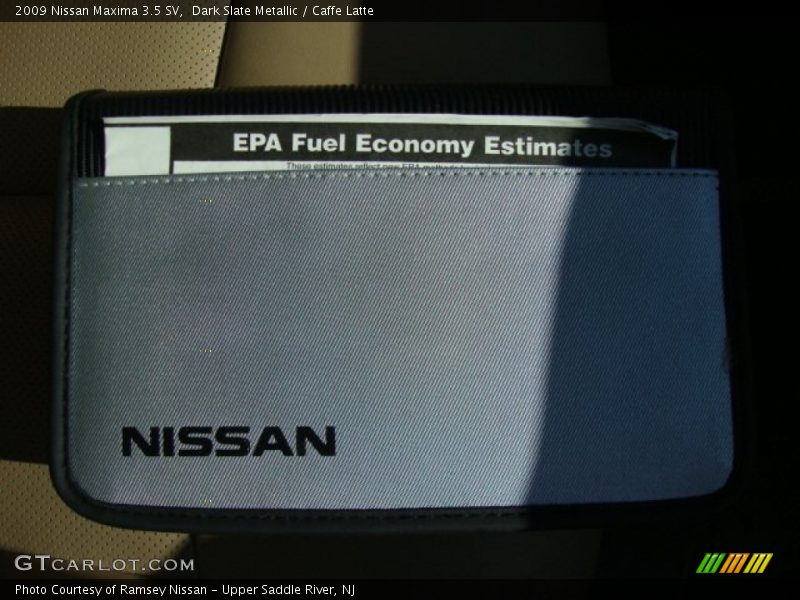 Dark Slate Metallic / Caffe Latte 2009 Nissan Maxima 3.5 SV