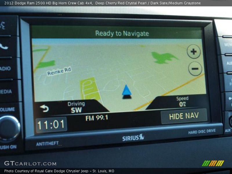 Deep Cherry Red Crystal Pearl / Dark Slate/Medium Graystone 2012 Dodge Ram 2500 HD Big Horn Crew Cab 4x4