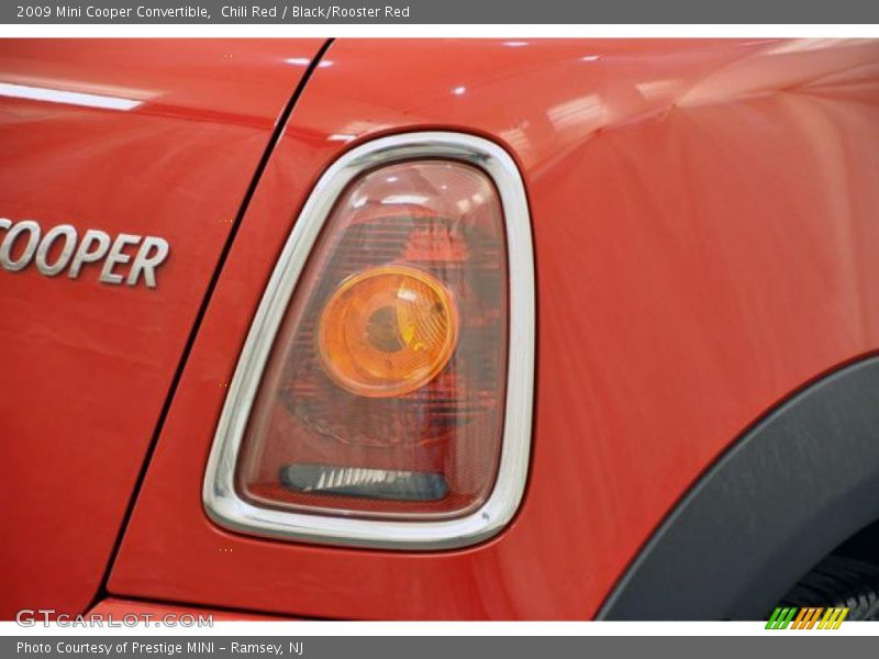Chili Red / Black/Rooster Red 2009 Mini Cooper Convertible