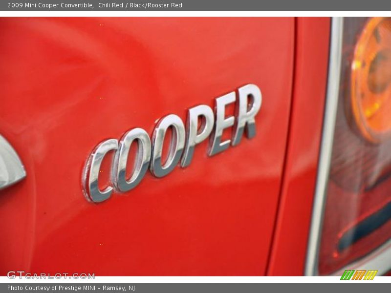 Chili Red / Black/Rooster Red 2009 Mini Cooper Convertible