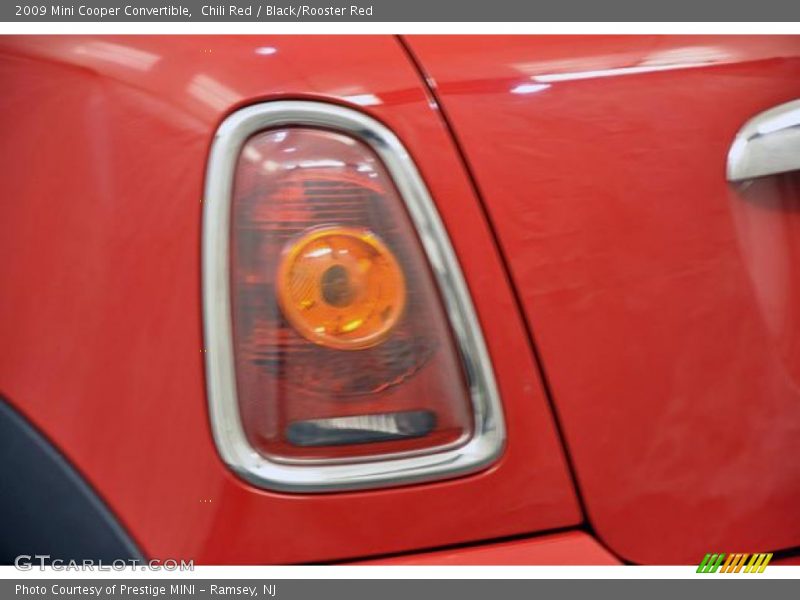 Chili Red / Black/Rooster Red 2009 Mini Cooper Convertible