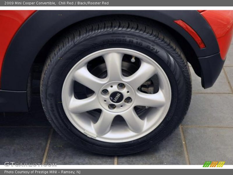Chili Red / Black/Rooster Red 2009 Mini Cooper Convertible