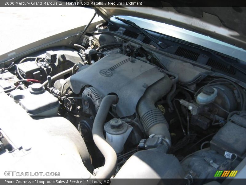 Harvest Gold Metallic / Medium Parchment 2000 Mercury Grand Marquis LS