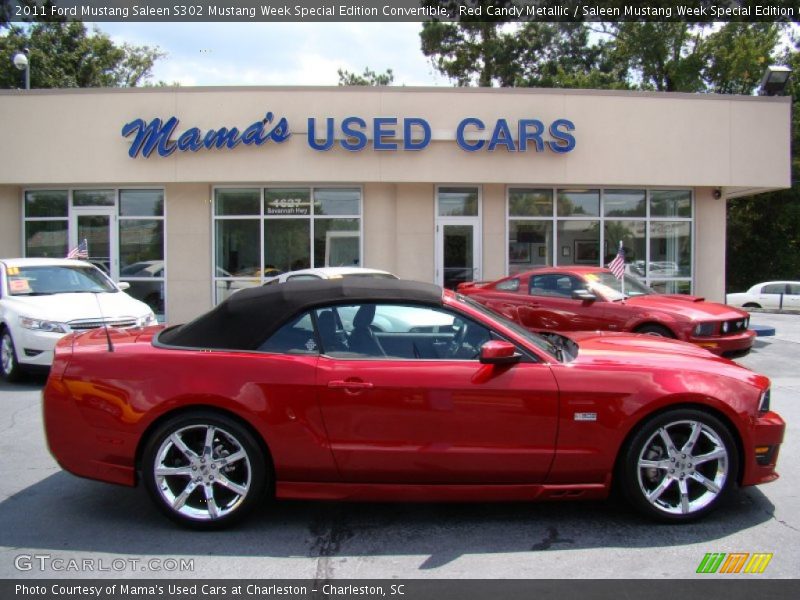 Red Candy Metallic / Saleen Mustang Week Special Edition Charcoal Black 2011 Ford Mustang Saleen S302 Mustang Week Special Edition Convertible