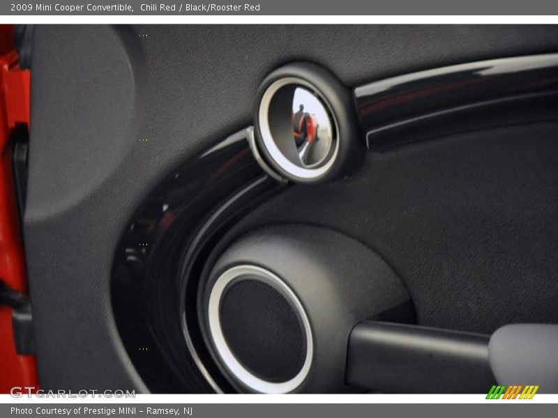Chili Red / Black/Rooster Red 2009 Mini Cooper Convertible