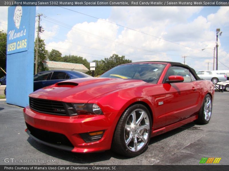 Front 3/4 View of 2011 Mustang Saleen S302 Mustang Week Special Edition Convertible