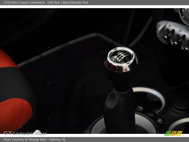 Chili Red / Black/Rooster Red 2009 Mini Cooper Convertible