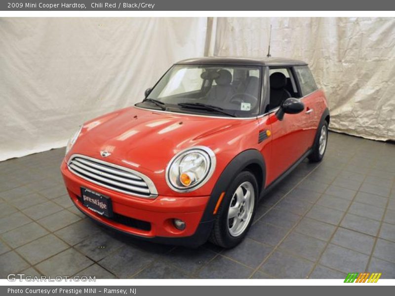Chili Red / Black/Grey 2009 Mini Cooper Hardtop