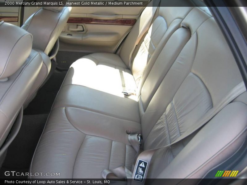 Harvest Gold Metallic / Medium Parchment 2000 Mercury Grand Marquis LS