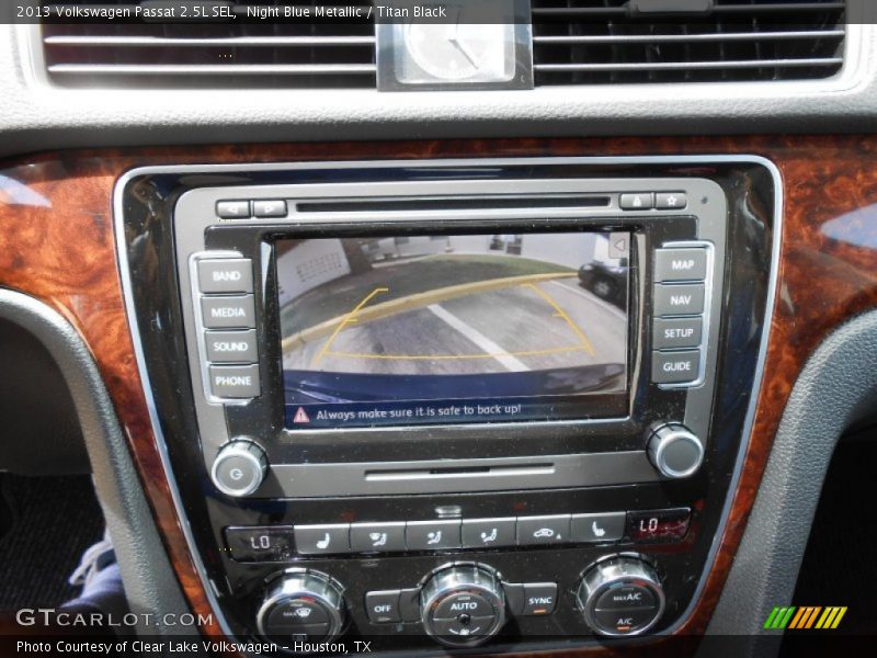 Night Blue Metallic / Titan Black 2013 Volkswagen Passat 2.5L SEL