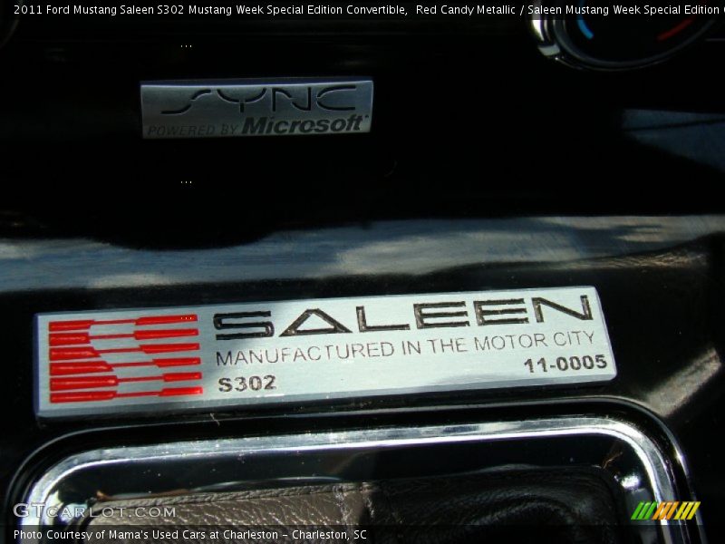 Saleen Manufactured in the Motor City - 2011 Ford Mustang Saleen S302 Mustang Week Special Edition Convertible