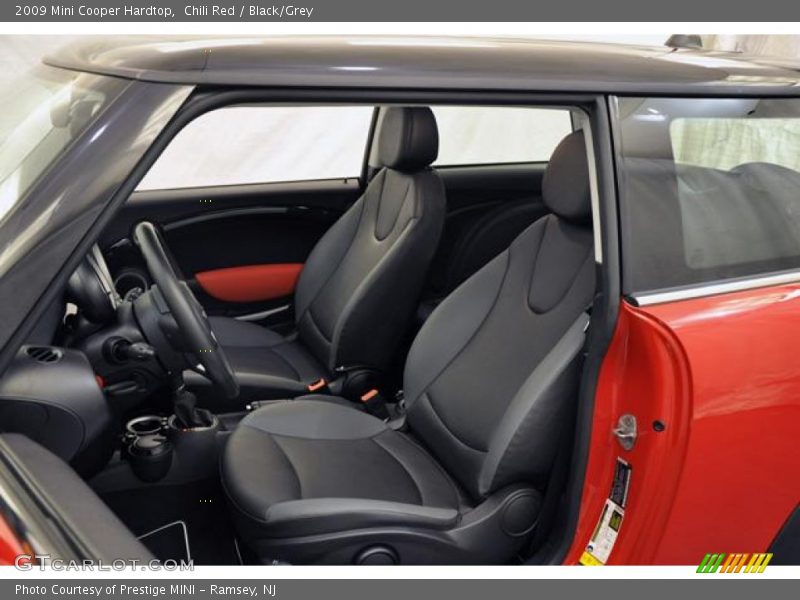 Chili Red / Black/Grey 2009 Mini Cooper Hardtop