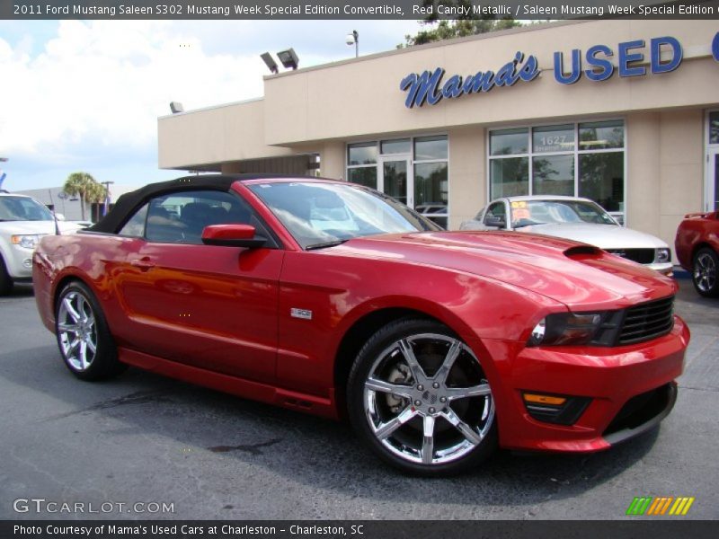 Red Candy Metallic / Saleen Mustang Week Special Edition Charcoal Black 2011 Ford Mustang Saleen S302 Mustang Week Special Edition Convertible