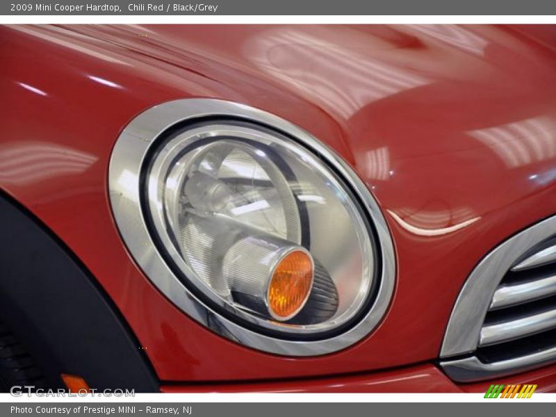 Chili Red / Black/Grey 2009 Mini Cooper Hardtop