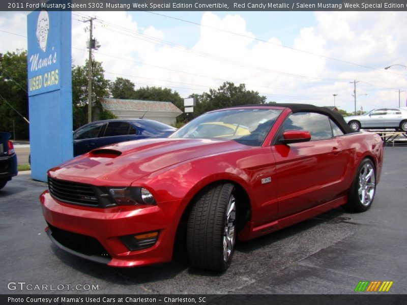 Red Candy Metallic / Saleen Mustang Week Special Edition Charcoal Black 2011 Ford Mustang Saleen S302 Mustang Week Special Edition Convertible