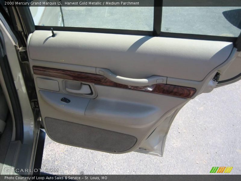 Harvest Gold Metallic / Medium Parchment 2000 Mercury Grand Marquis LS