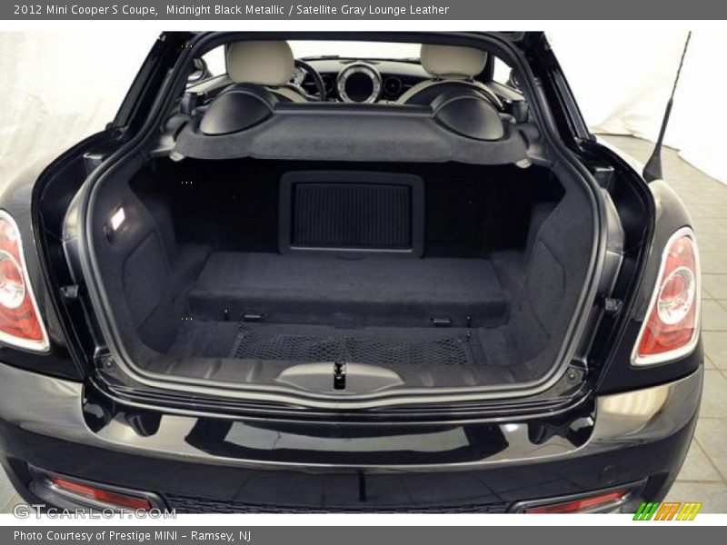 Midnight Black Metallic / Satellite Gray Lounge Leather 2012 Mini Cooper S Coupe