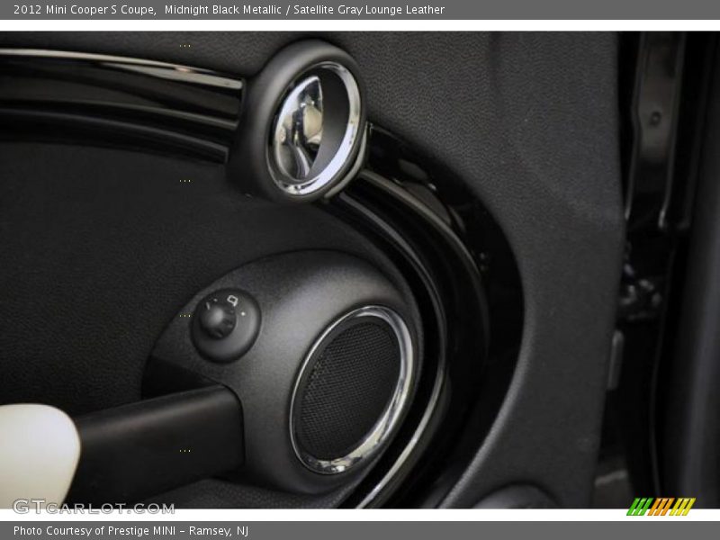 Midnight Black Metallic / Satellite Gray Lounge Leather 2012 Mini Cooper S Coupe
