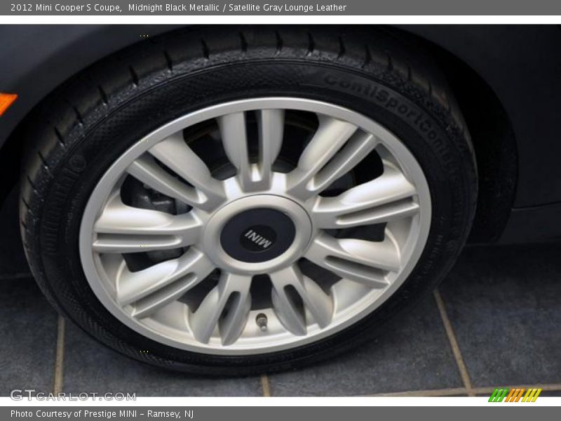 Midnight Black Metallic / Satellite Gray Lounge Leather 2012 Mini Cooper S Coupe