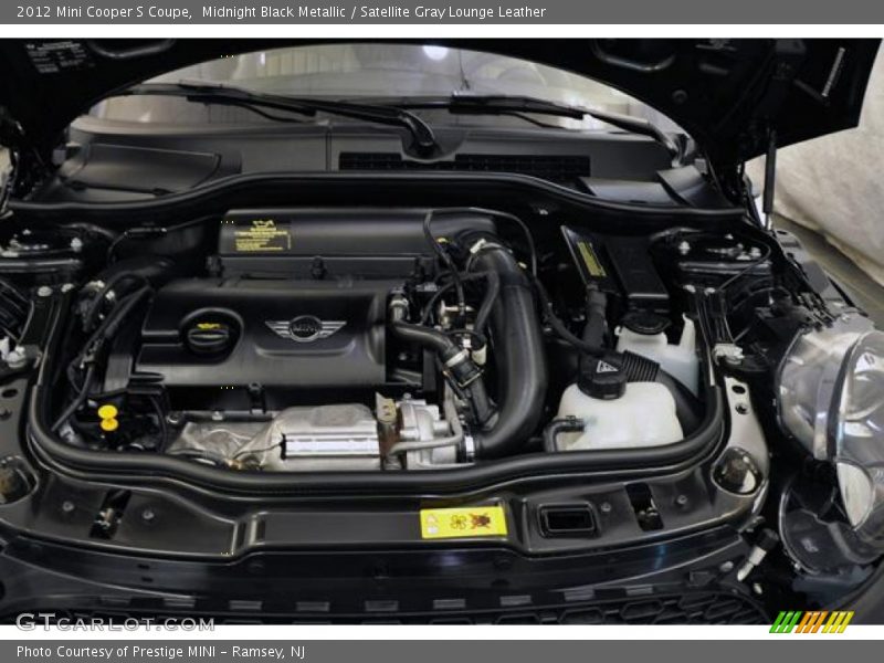 Midnight Black Metallic / Satellite Gray Lounge Leather 2012 Mini Cooper S Coupe