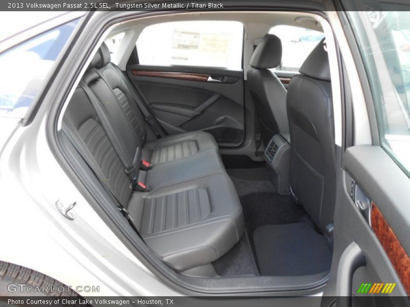 Rear Seat of 2013 Passat 2.5L SEL