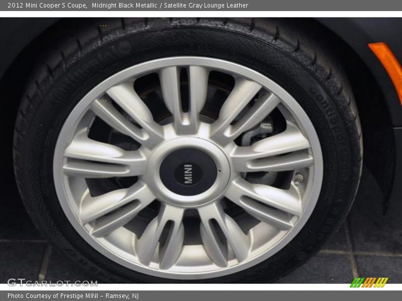 Midnight Black Metallic / Satellite Gray Lounge Leather 2012 Mini Cooper S Coupe