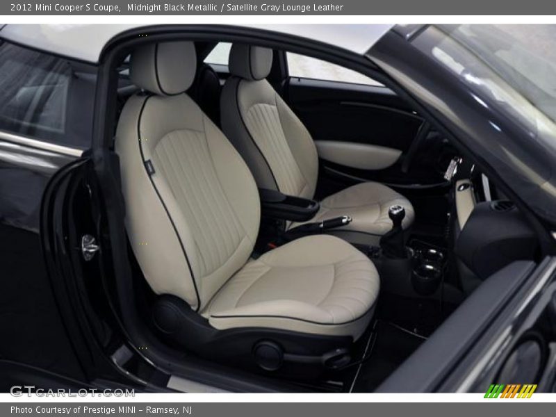 Midnight Black Metallic / Satellite Gray Lounge Leather 2012 Mini Cooper S Coupe