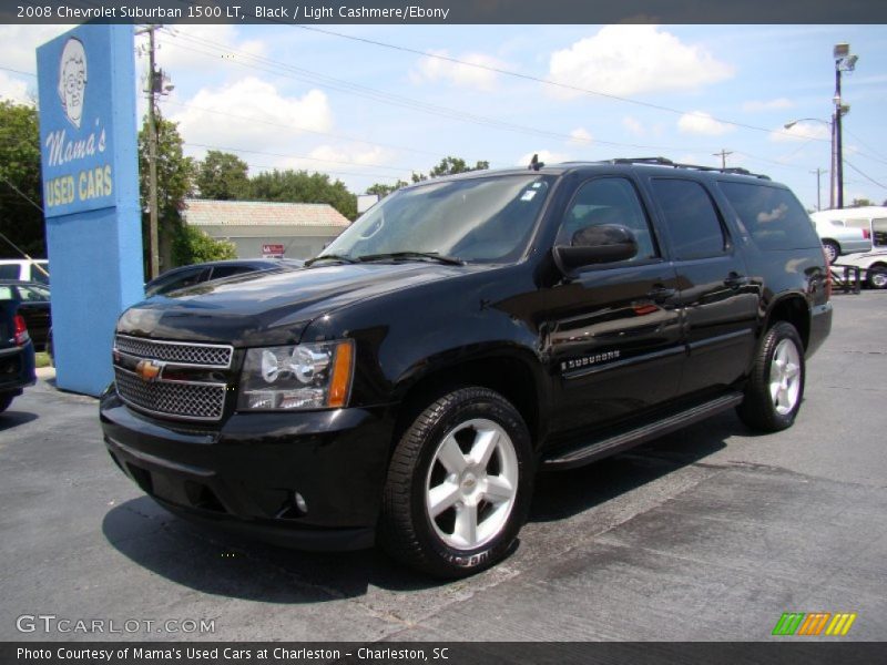 Black / Light Cashmere/Ebony 2008 Chevrolet Suburban 1500 LT