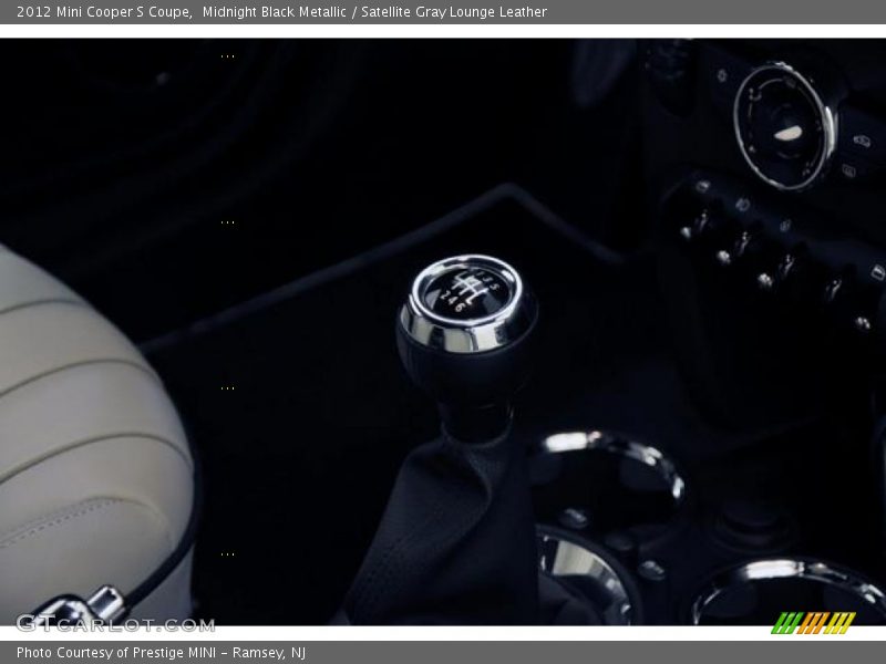 Midnight Black Metallic / Satellite Gray Lounge Leather 2012 Mini Cooper S Coupe