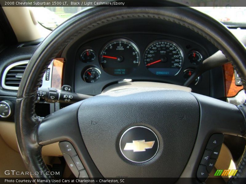 Black / Light Cashmere/Ebony 2008 Chevrolet Suburban 1500 LT