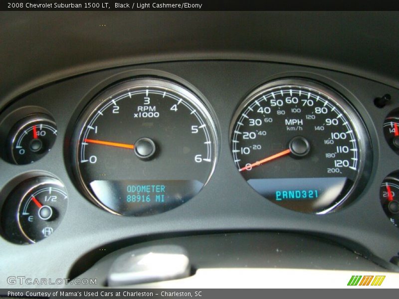 Black / Light Cashmere/Ebony 2008 Chevrolet Suburban 1500 LT