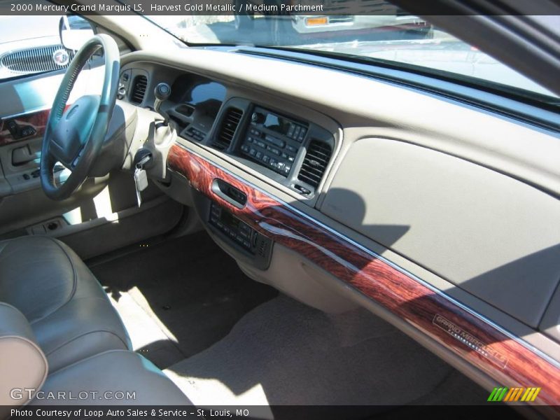 Harvest Gold Metallic / Medium Parchment 2000 Mercury Grand Marquis LS