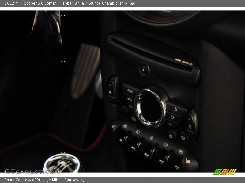 Pepper White / Lounge Championship Red 2012 Mini Cooper S Clubman