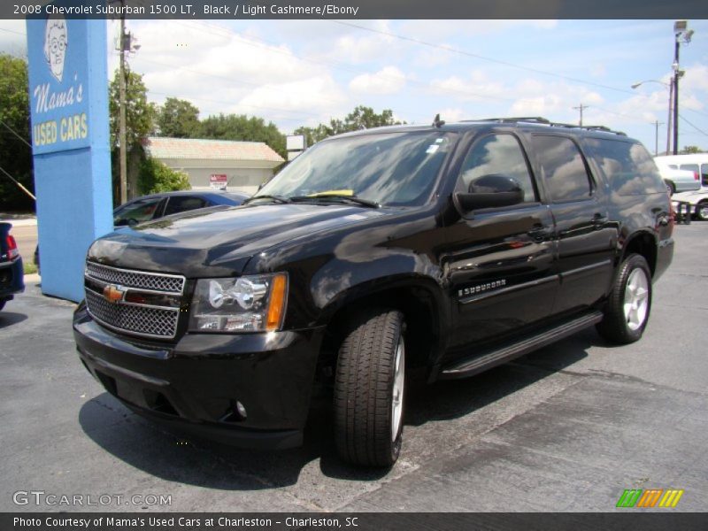 Black / Light Cashmere/Ebony 2008 Chevrolet Suburban 1500 LT