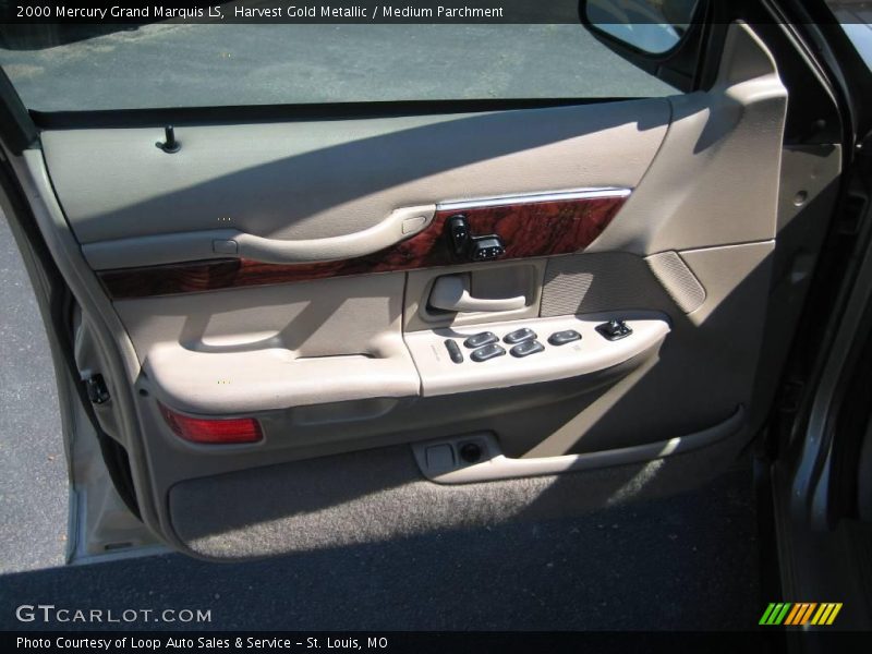 Harvest Gold Metallic / Medium Parchment 2000 Mercury Grand Marquis LS
