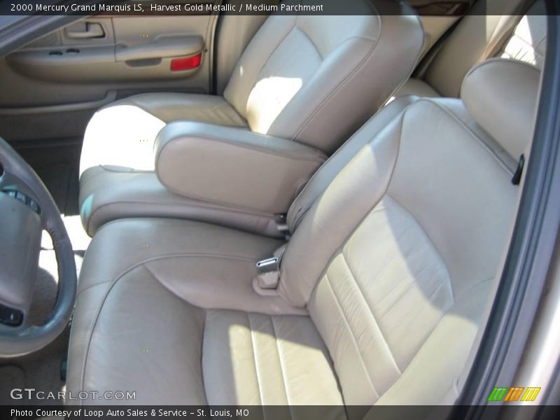 Harvest Gold Metallic / Medium Parchment 2000 Mercury Grand Marquis LS