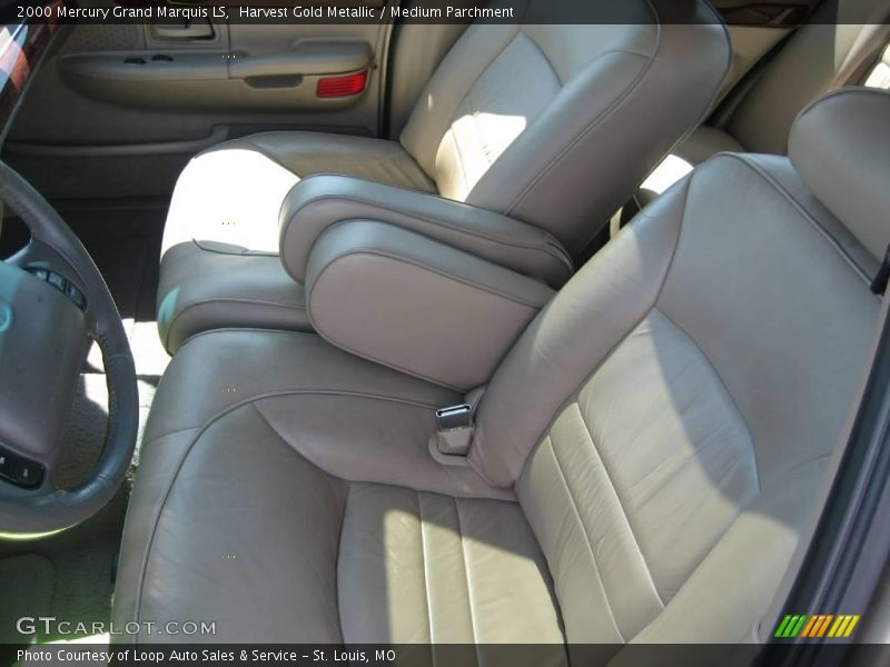 Harvest Gold Metallic / Medium Parchment 2000 Mercury Grand Marquis LS